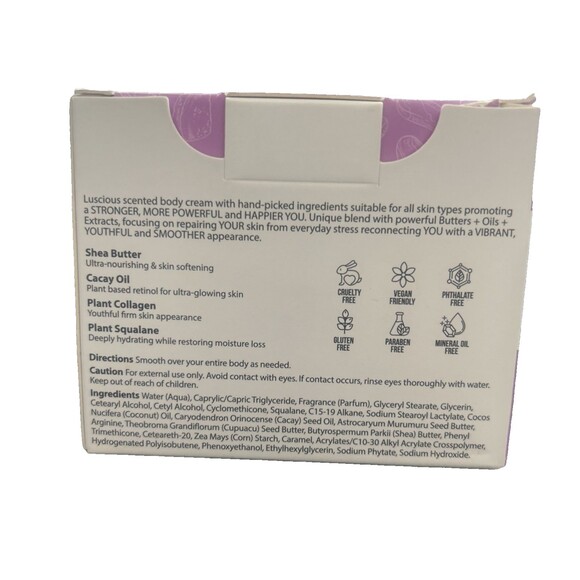 Nutrius Brazilian Body Butter Cream Botanical Bliss 6 fl oz 177 ml New in Box - Picture 3 of 6